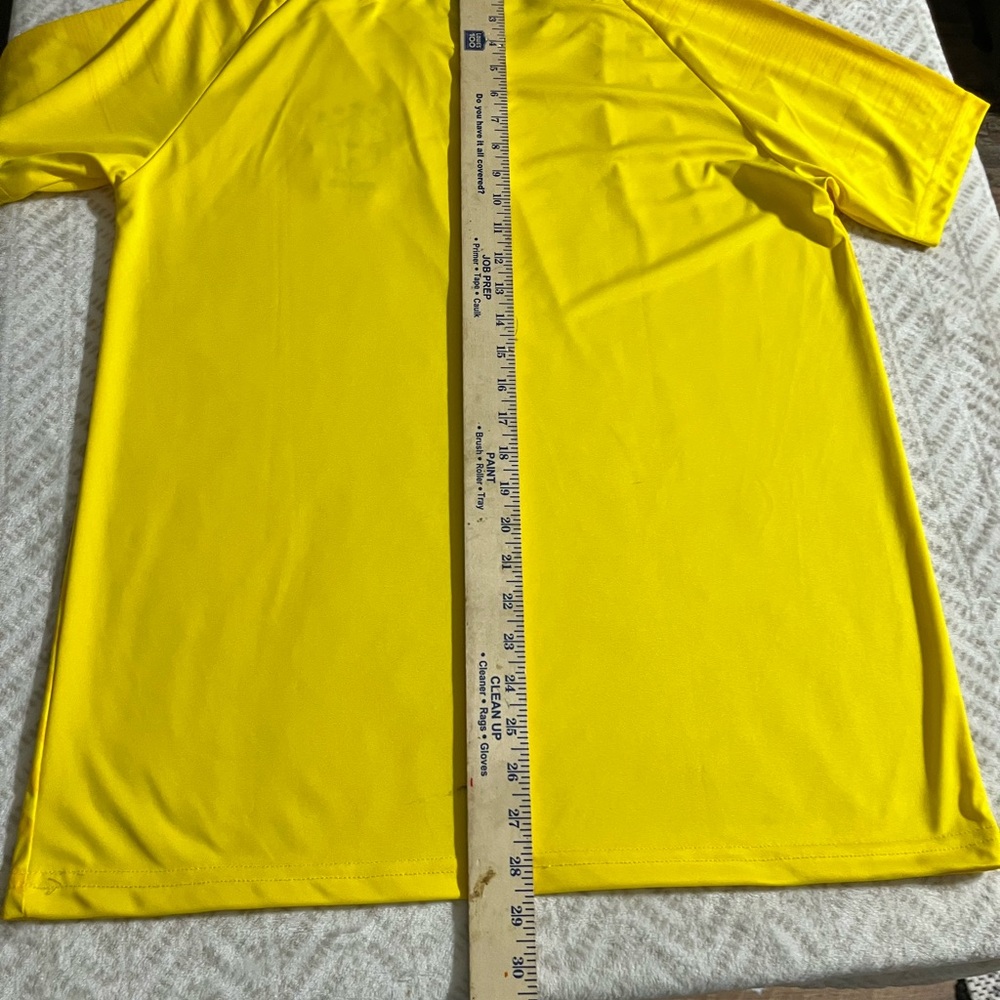 Rass Sports Men's Yellow Brazil Shirt L/XL - Picture 3 of 4